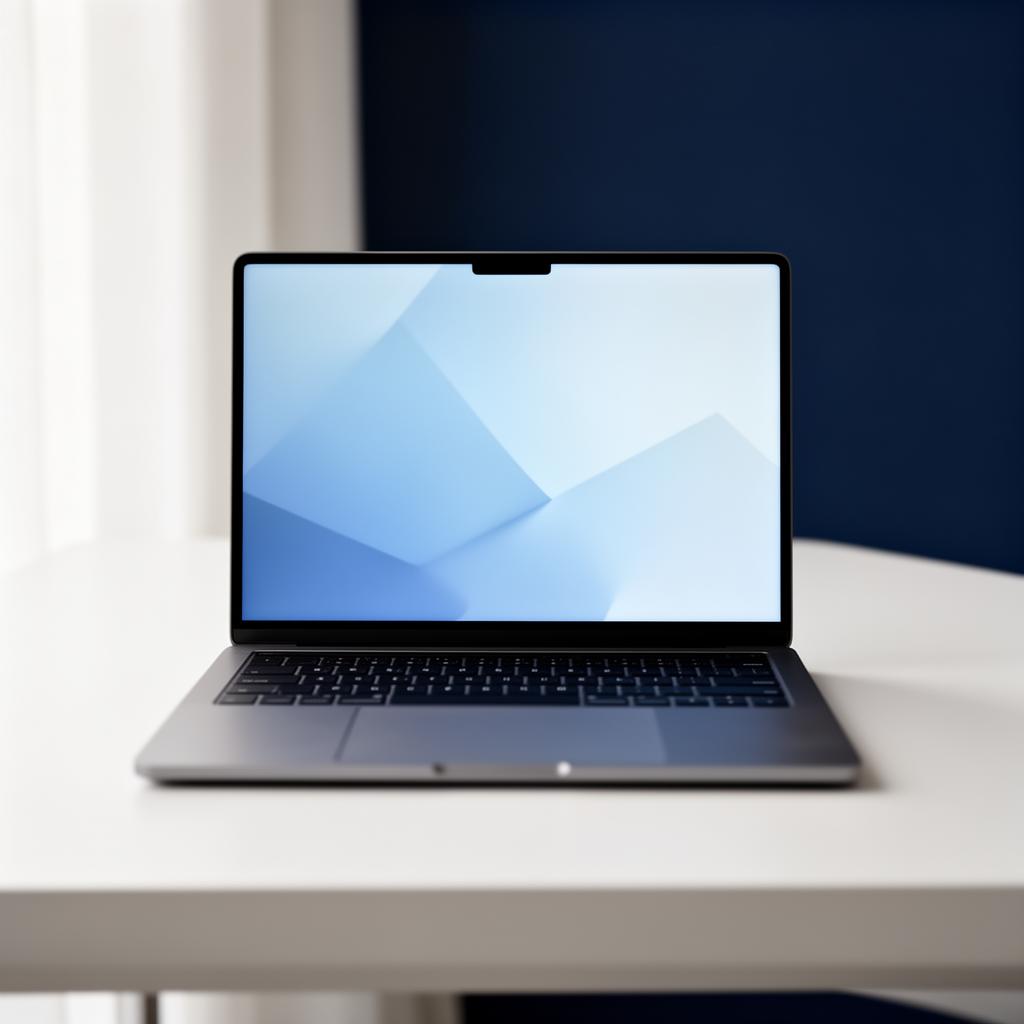 Modern laptop workspace representing digital modernization